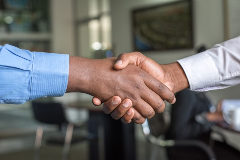 Handshake after successful settlement
