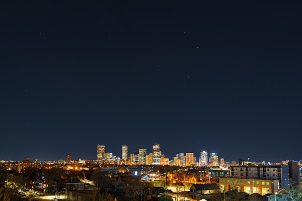 Denver at night
